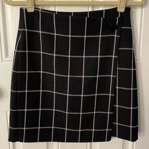 Black Wrap LOFT Skirt, Size 00